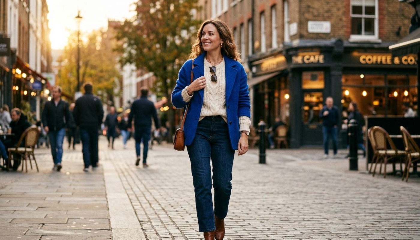 L’art secret de superposer vestes et pulls pour affirmer sa féminité