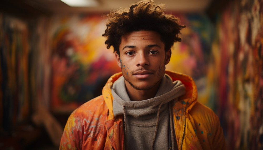 Le monde artistique : un jeune créatif vient en force